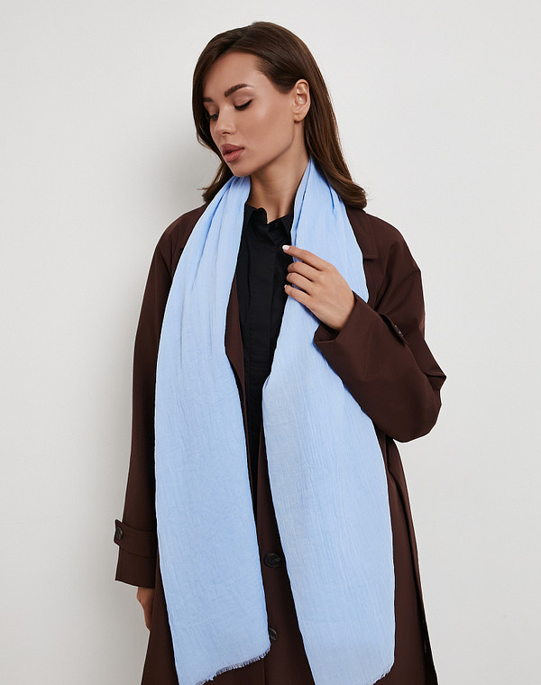 766-6129-2411 Шарф женский голуб, Mascotte