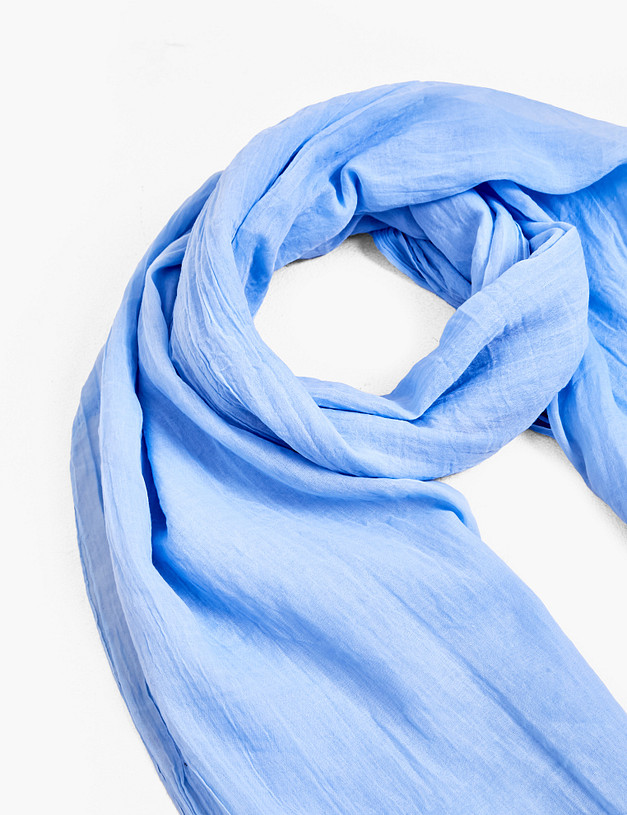 Голубой женский шарф MASCOTTE 766-6129-2411 | ракурс 4