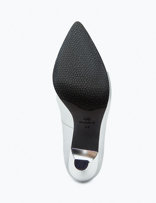 Серебристые женские туфли MASCOTTE 172-318711-0516 | ракурс 5