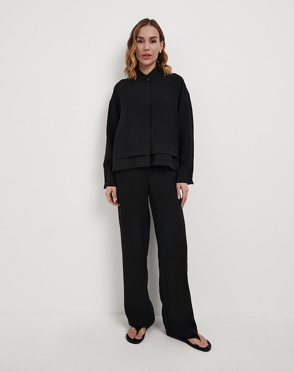 876-6104-2702 Куртка женская черн, Mascotte