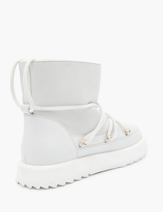 Белые женские угги MASCOTTE 47-3203433-0601 | ракурс 3