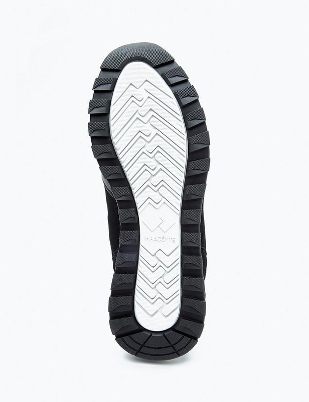 Черные зимние мужские кроссовки MASCOTTE 189-1212355-0602 | ракурс 5