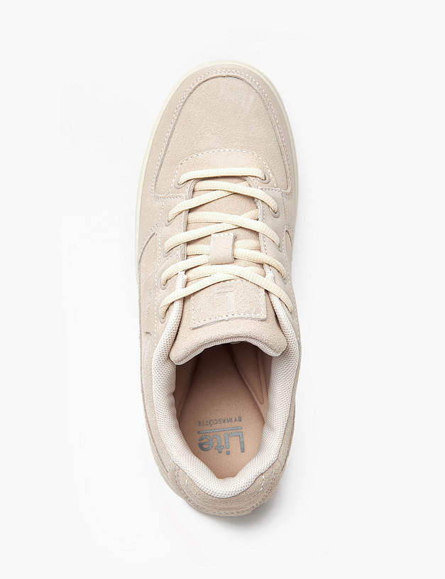 Бежевые женские кроссовки MASCOTTE 189-415721-0201 | ракурс 6 Бежевые женские кроссовки MASCOTTE 189-415721-0201 | ракурс 6