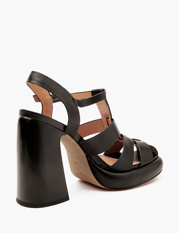 Черные женские босоножки MASCOTTE 233-4123713-0102 | ракурс 5