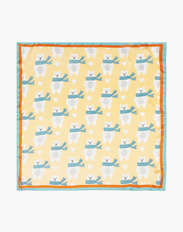 700-2107-2418 Платок женский желт, Mascotte