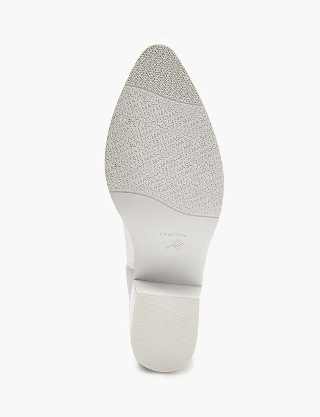 Белые женские сетчатые сапоги MASCOTTE 233-3205815-7102M | ракурс 5