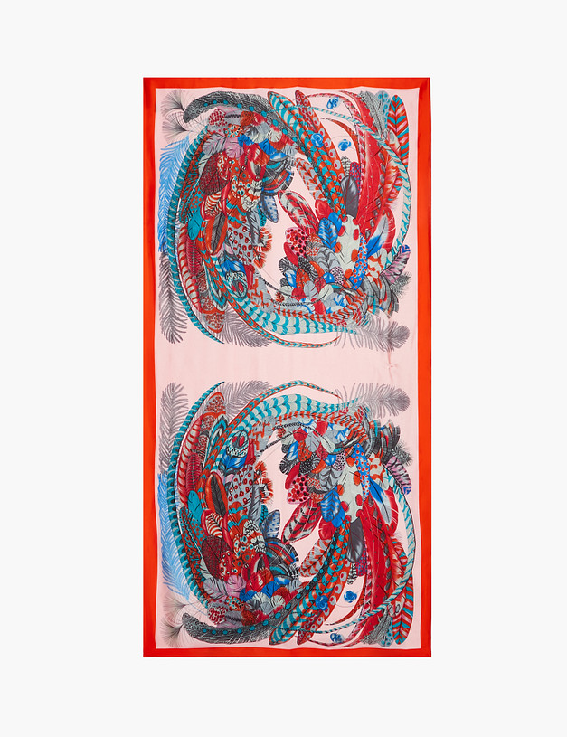 Розовый женский шарф MASCOTTE 730-2107-2413 | ракурс 2