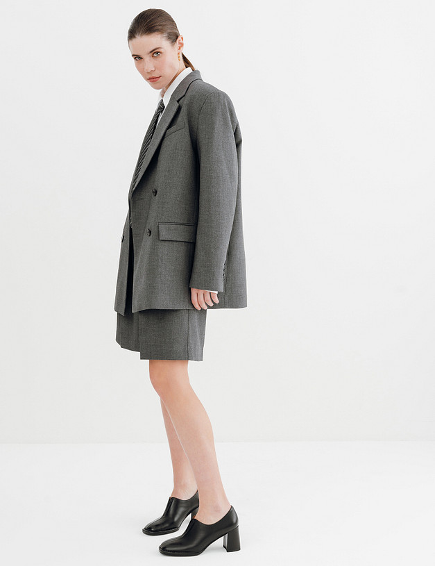 Черные женские полуботинки на каблуке MASCOTTE 234-410111-0502 | ракурс 1 Черные женские полуботинки на каблуке MASCOTTE 234-410111-0502 | ракурс 1