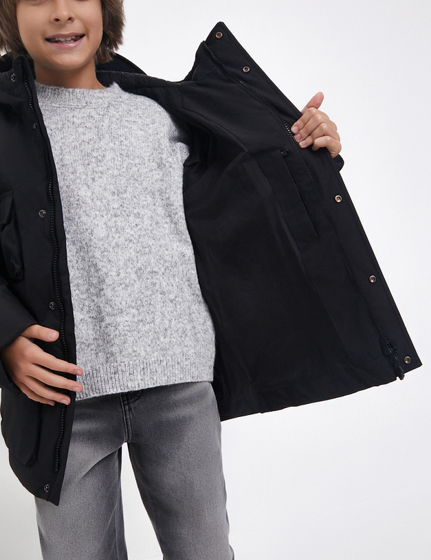 Зимняя куртка для мальчиков MASCOTTE 876-4209-2402 | ракурс 4 Зимняя куртка для мальчиков MASCOTTE 876-4209-2402 | ракурс 4