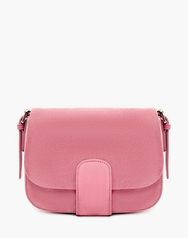 660-3107-606 Сумка женская велюр-кож.спилок/текстиль розов., S, Mascotte