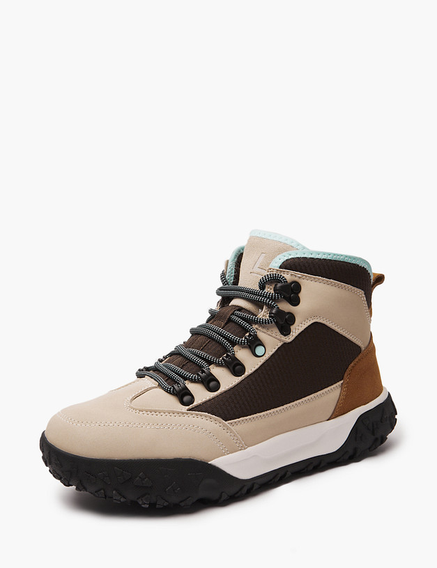 Бежевые женские зимние хайкеры MASCOTTE 189-421651-0601 | ракурс 4 Бежевые женские зимние хайкеры MASCOTTE 189-421651-0601 | ракурс 4