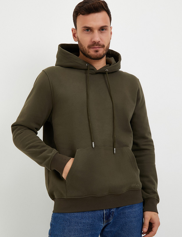 Зеленое мужское худи MASCOTTE 234-3357-2604 | ракурс 2