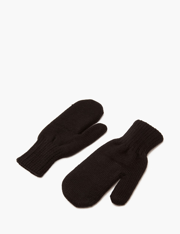 Черные женские варежки MASCOTTE 781-3201-7502 | ракурс 3