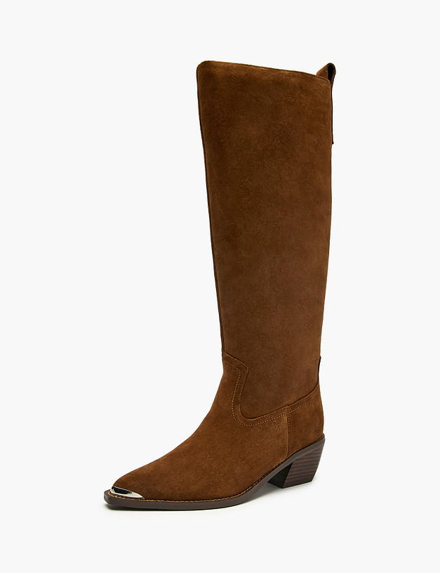 Коричневые женские сапоги-казаки MASCOTTE 233-520921-0209 | ракурс 4