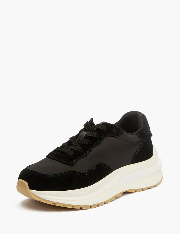 Черные женские кроссовки MASCOTTE 234-312421-0202 | ракурс 2 Черные женские кроссовки MASCOTTE 234-312421-0202 | ракурс 2