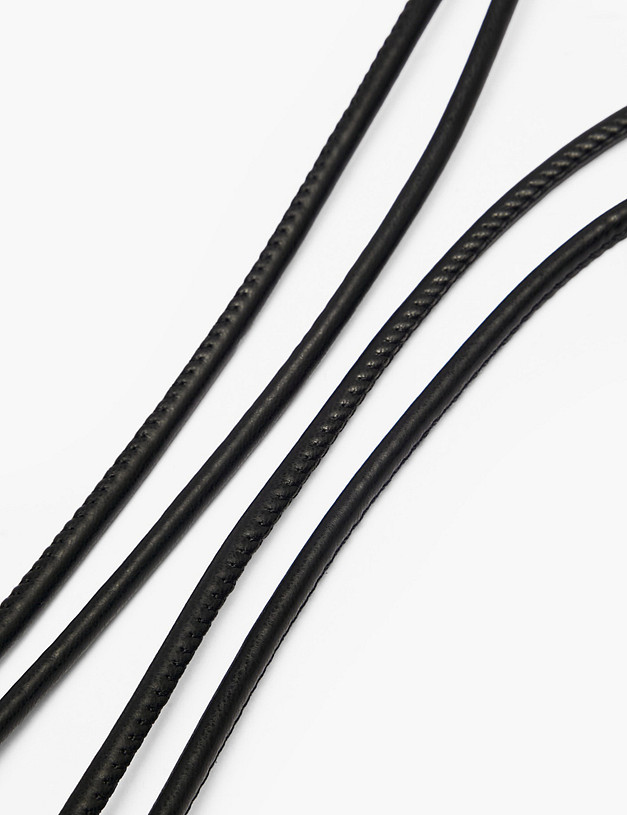 Черный женский ремень MASCOTTE 701-6103-602 | ракурс 3