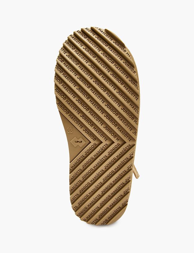 Бежевые угги для девочек MASCOTTE 234-525031-0208 | ракурс 6