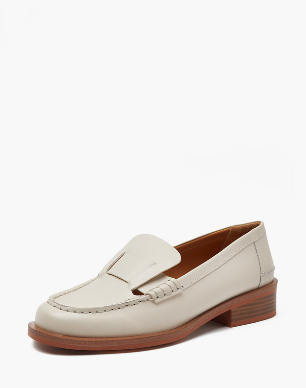 233-413211-0101 Туфли женские нат.кожа/нат.кожа молочн, Mascotte