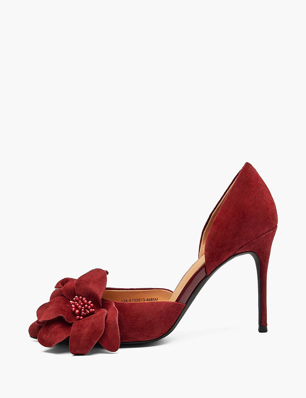 Бордовые женские туфли MASCOTTE 126-6102613-4685M | ракурс 1