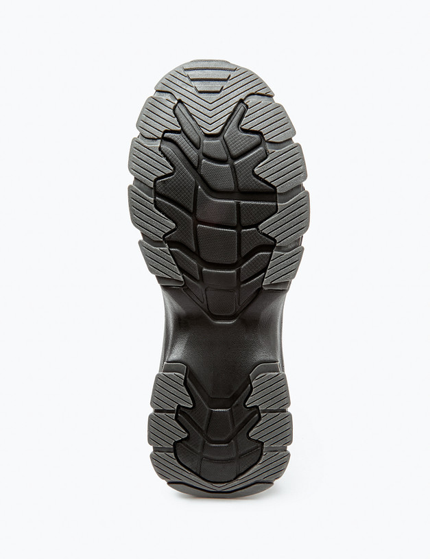 Черные массивные женские кроссовки MASCOTTE 189-414721-0202 | ракурс 5 Черные массивные женские кроссовки MASCOTTE 189-414721-0202 | ракурс 5