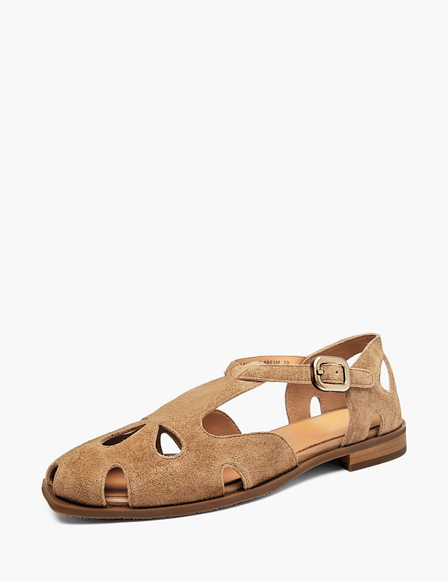 Коричневые женские сандалии MASCOTTE 22-6121016-6603M | ракурс 2