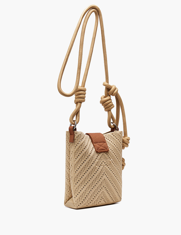 Бежевая женская сумка MASCOTTE 646-5103-208 | ракурс 3