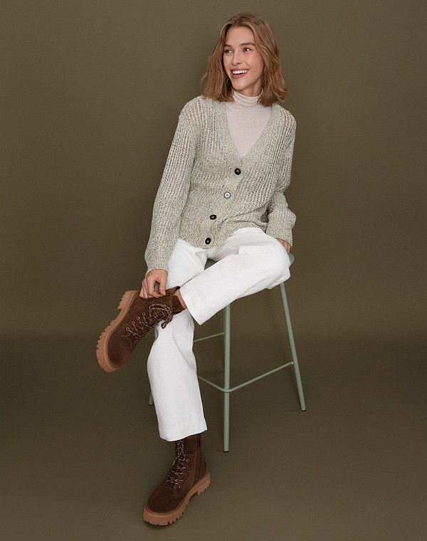 Коричневые женские ботинки 6990₽