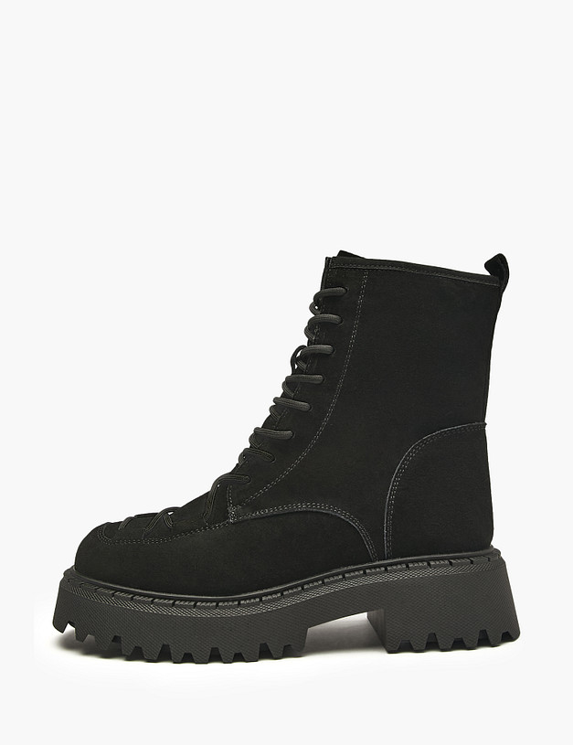 Черные женские зимние ботинки MASCOTTE 78-420251-3205M | ракурс 1