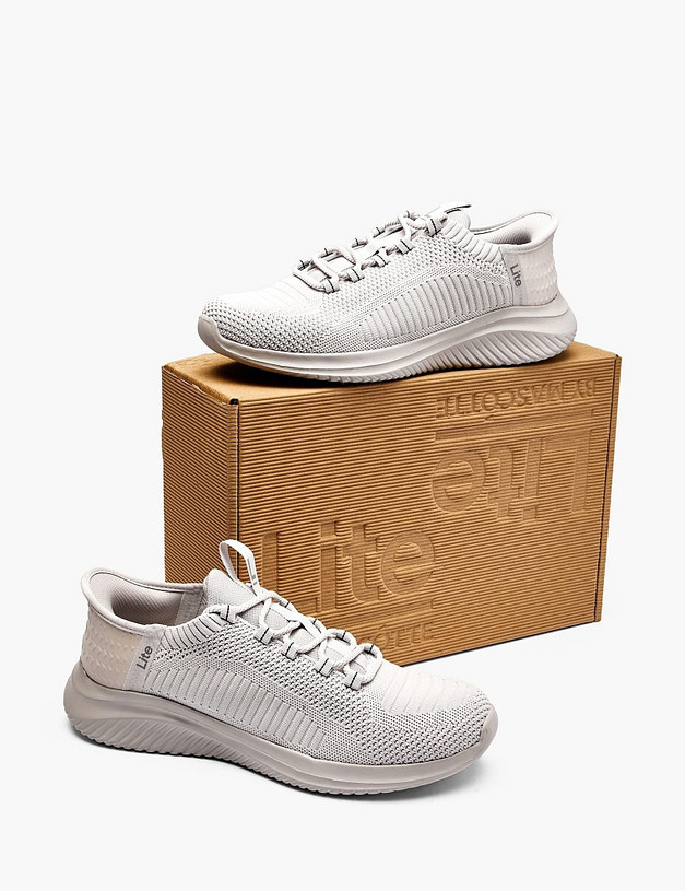 Серые мужские кроссовки MASCOTTE 64-611891-0210 | ракурс 7