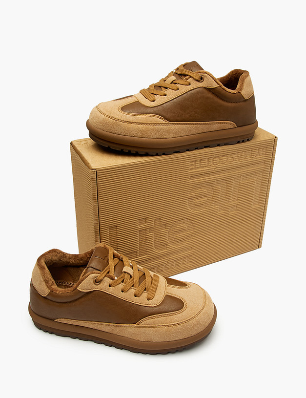 Коричневые женские кеды MASCOTTE 234-527321-0609 | ракурс 6