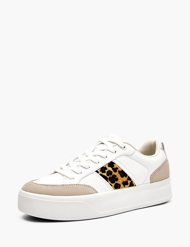 Белые женские кеды MASCOTTE 64-523021-0601 | ракурс 2