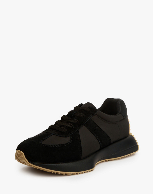 234-312821-0202 Полуботинки для активного отдыха женские велюр-текстиль/текстиль черн, Mascotte