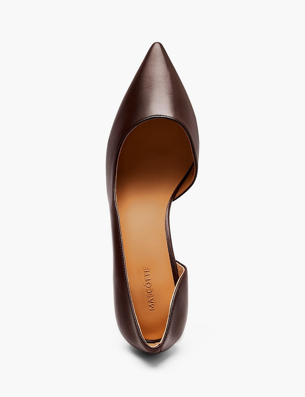 Коричневые женские туфли MASCOTTE 126-6102312-6571M | ракурс 4