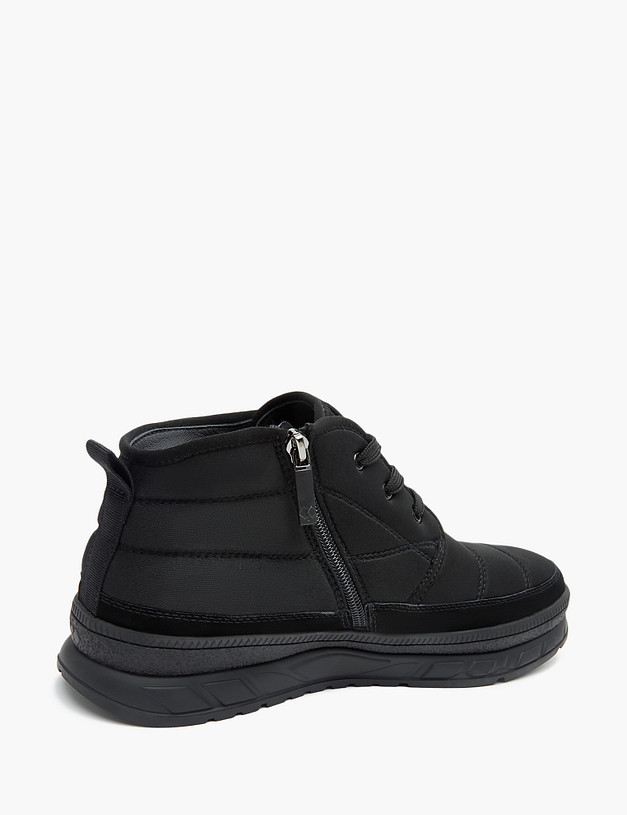 Черные мужские ботинки-дутики MASCOTTE 58-3291353-0202 | ракурс 3