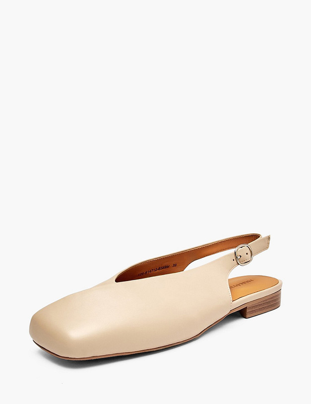 Бежевые женские слингбэки MASCOTTE 126-614712-6569M | ракурс 2