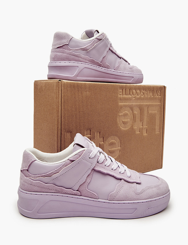 Фиолетовые женские кеды MASCOTTE 47-410621-0107 | ракурс 7 Фиолетовые женские кеды MASCOTTE 47-410621-0107 | ракурс 7