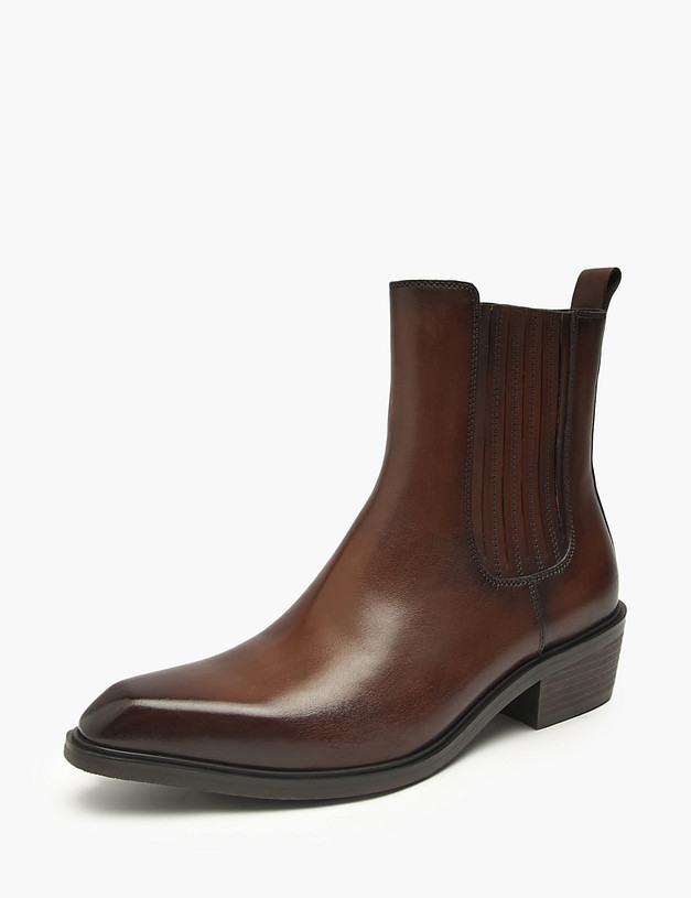 Коричневые женские казаки MASCOTTE 58-526321-0109 | ракурс 4