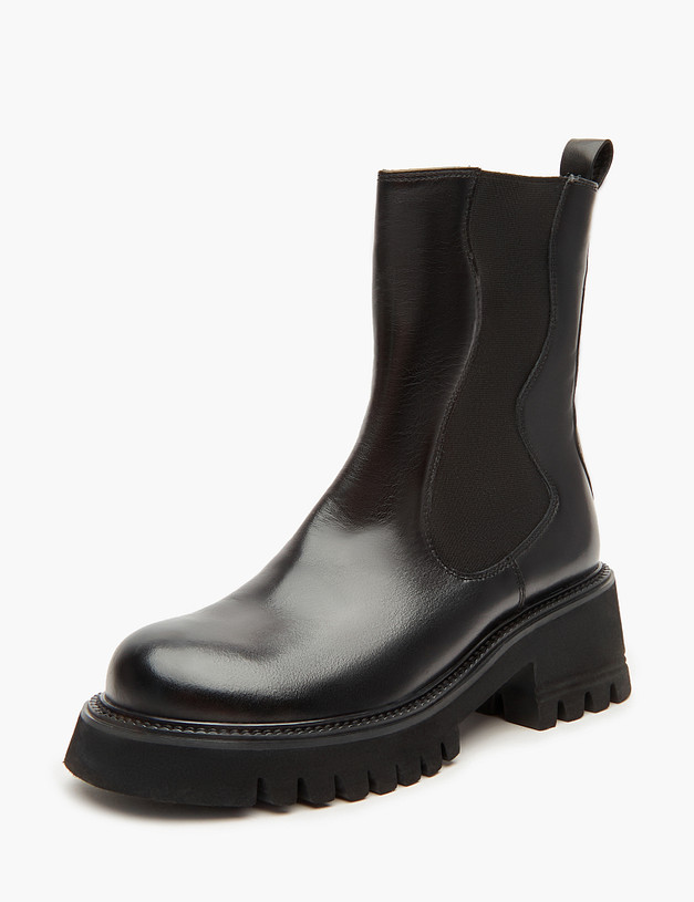 Черные женские челси MASCOTTE 233-3201521-3100M | ракурс 3