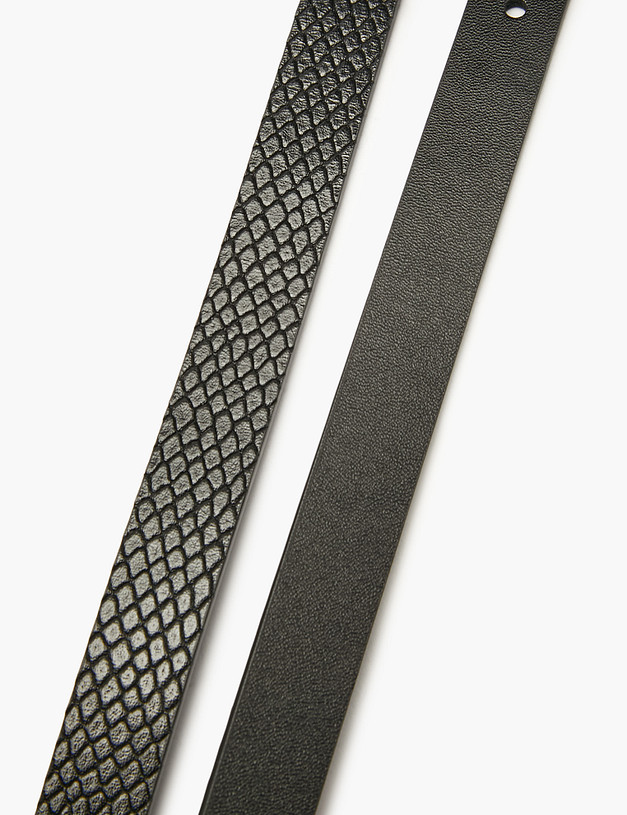 Черный женский ремень MASCOTTE 703-5202-102 | ракурс 5