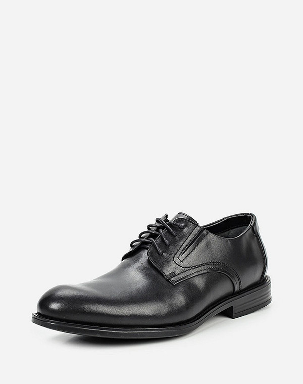 30-821231-3173M Полуботинки мужские нат.кожа/мех черн, Mascotte