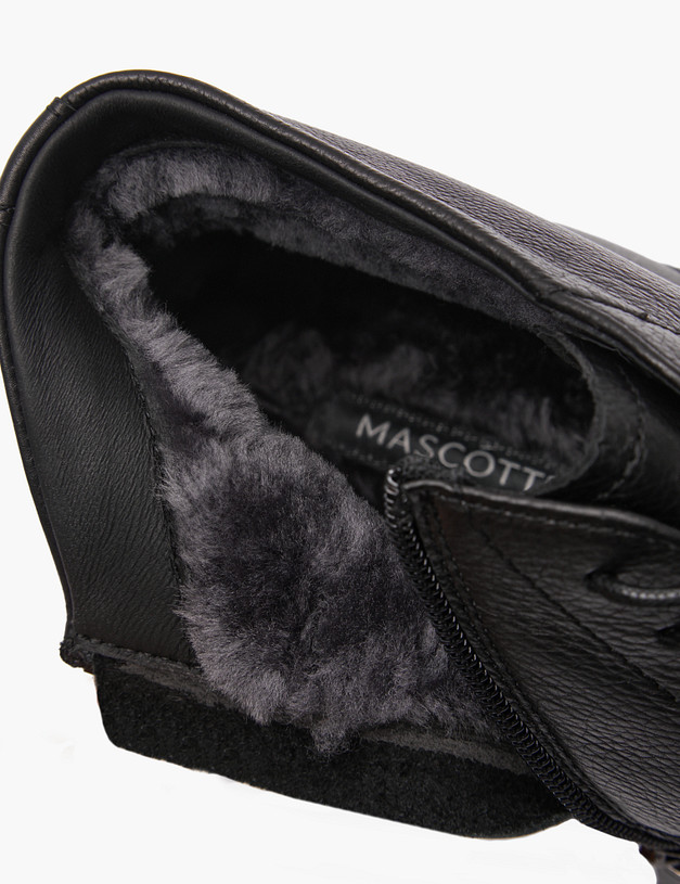 Черные мужские зимние ботинки MASCOTTE 22-4230332-8400M | ракурс 8