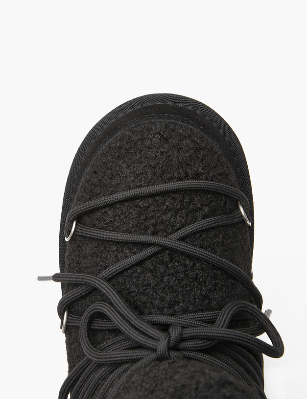 Черные меховые угги для девочек MASCOTTE 98-420458-0402 | ракурс 6 Черные меховые угги для девочек MASCOTTE 98-420458-0402 | ракурс 6