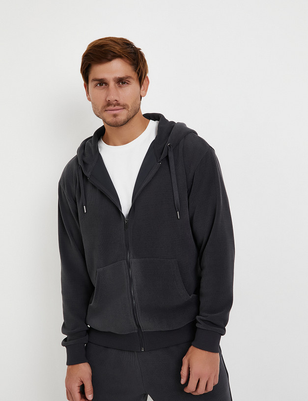Серое мужское худи MASCOTTE 888-4205-2410 | ракурс 1