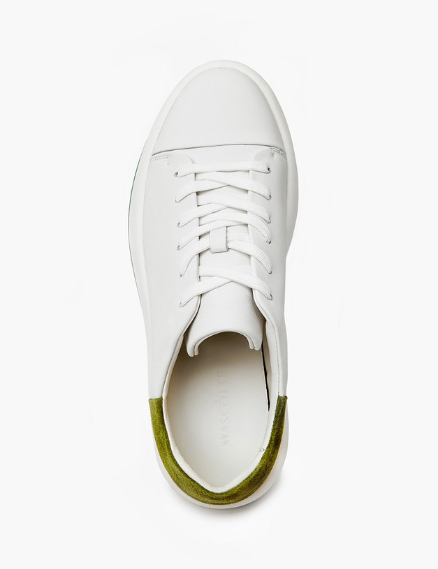 Белые мужские кеды MASCOTTE 175-413513-0101/04 | ракурс 5