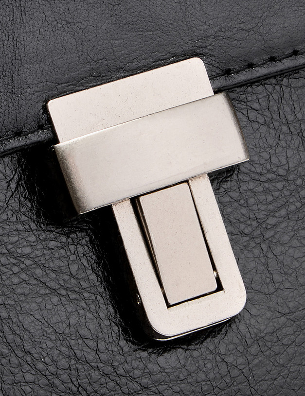 Черный мужской портфель MASCOTTE 622-6118-102 | ракурс 5