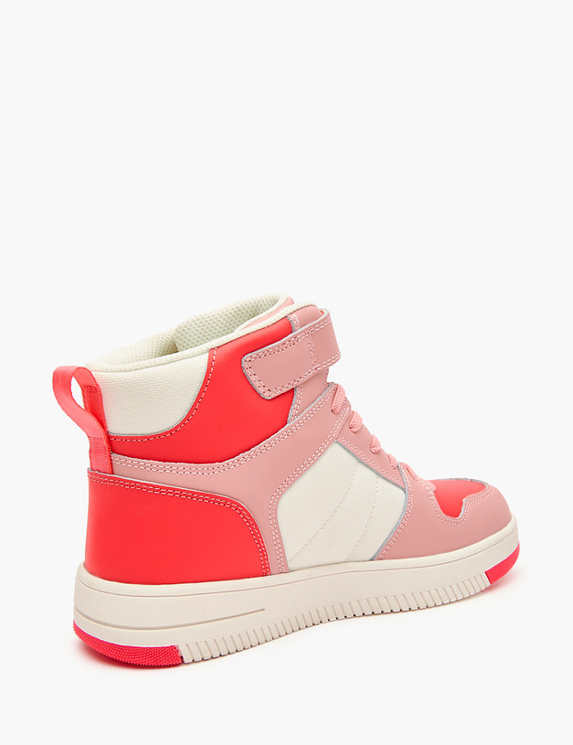 Розовые кроссовки для девочек MASCOTTE 151-322241-0606 | ракурс 5 Розовые кроссовки для девочек MASCOTTE 151-322241-0606 | ракурс 5