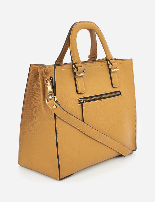 Желтая женская сумка MASCOTTE 697-1209-118 | ракурс 3