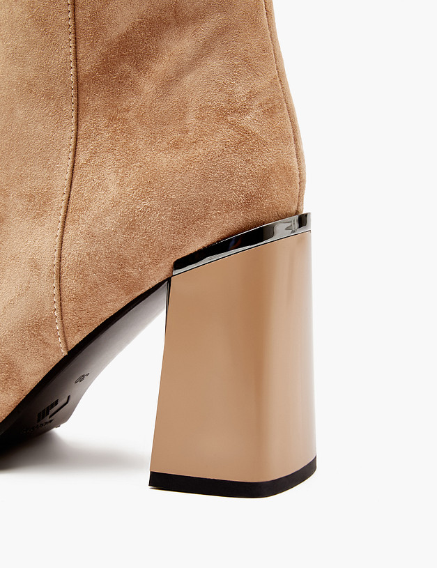 Бежевые женские ботильоны MASCOTTE 100-320821-3671M | ракурс 8