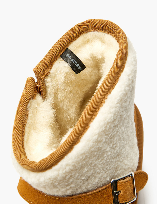 Рыжие угги для девочек MASCOTTE 98-520951-0213 | ракурс 7 Рыжие угги для девочек MASCOTTE 98-520951-0213 | ракурс 7