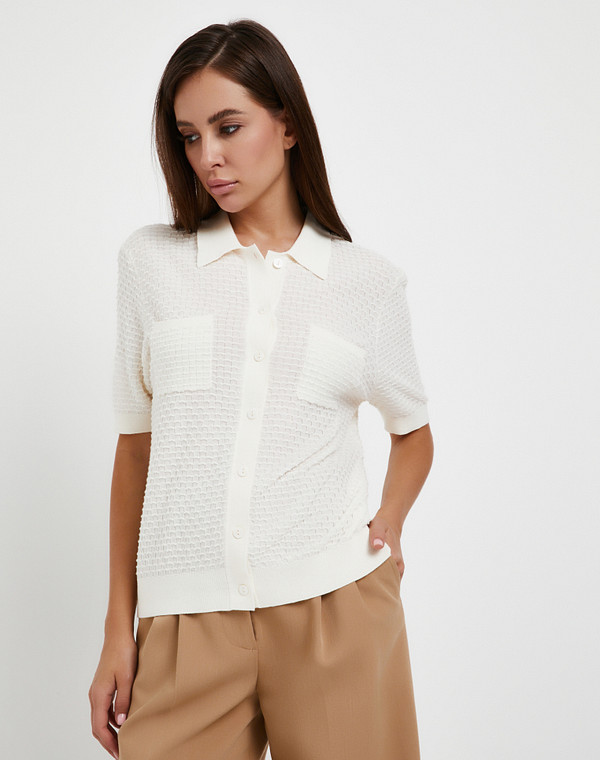 870-5101-2601 Джемпер женский молочн, Mascotte